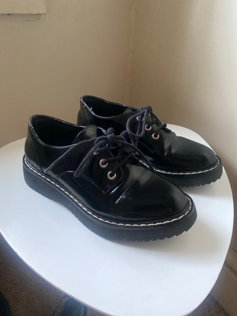 Madden Girl Women’s Lace-Up Platform Oxfords